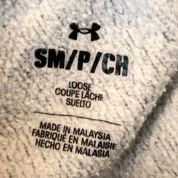 Under Armour Youth Jogger Pants Small Fleece Sweatpants Loose Fit Drawstring Gra - Picture 6 of 10